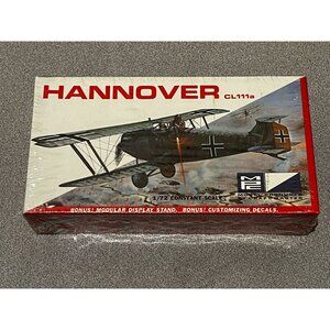 Vintage MPC Hannover Cl.111a WWI German Plane Model Kit 1:72 Sealed
